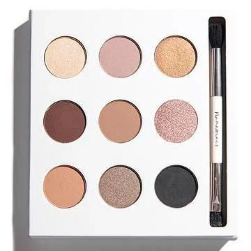 Nanamacs Eyeshadow Palette 9-Pan in Brown & Gold NWT
